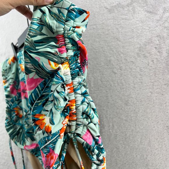 Cacique Floral Bikini Set - Pink, Yellow, Green - Picture 6 of 16